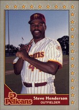 1989-90 Pacific Senior League Baseball Card #5 Steve Henderson