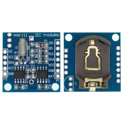 Real Time Clock RTC DS1307 I2C Module For Arduino Raspberry Pi ESP And Many More