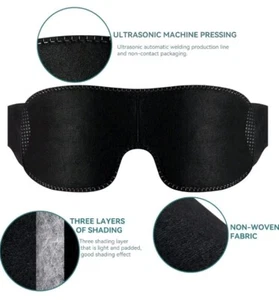 Eye Mask, Disposable Sanitary, Individually Wrapped, Travel Accessory, Sleep USA - Picture 1 of 4