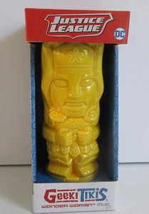 Geeki Tikis DC Comics Justice League Wonder Woman Mug Ceramic  New Tiki Mug 15oz - Picture 1 of 4