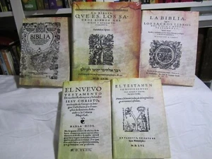 Biblias Antiguas Pasta Dura en Castellano (5) - Picture 1 of 12