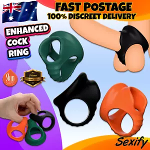 Cock Ring Ball Sling Ball Divider Delay Ejaculation Erection Enhancer Sex Toy - Picture 1 of 25