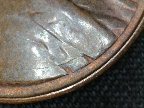 1940 S Wheat Cent (Die Crack Bust) Cover