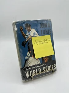 1941 Signed World Series Baseball Novel Hardcover w/ Dust Jacket By John R Tunis - Picture 1 of 17