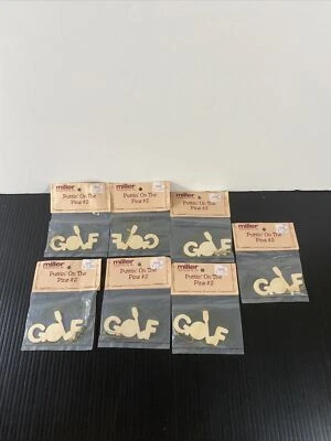 ARTESANÍA-LOTE DE 7 MILLER WOODCRAFT PUTTIN' ON THE PINZ #2 KIT (SELLADO) Foto 1 de 4