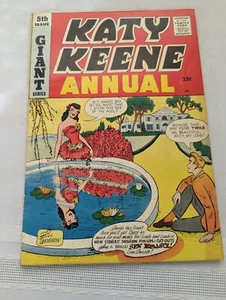1958-59 Katy Keene Annual No. 5th Comic Book Archie Series hi-grade Copy - Picture 1 of 7