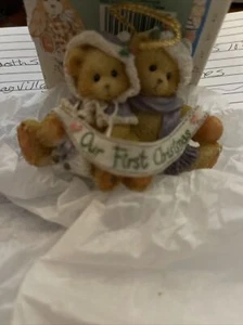 Cherished Teddies "Unser erstes gemeinsames Weihnachten" Weihnachtsschmuck - Bild 1 von 2