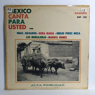 Mexico Canta Para Usted SAGARD Mariachi Ranchera Compilation LP Vinyl Record VG+ - Image 1 of 4