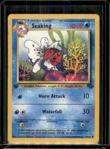 Seaking 46/64 1st Edition Jungle Uncommon Pokemon Card *HP* - Picture 1 of 2