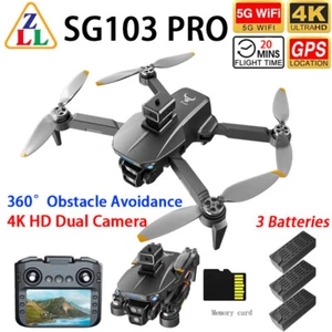 ZLL SG103PRO Drone 4K Dual Camera Obstacle Avoidance Smart Follow Screen Control - Picture 1 of 25