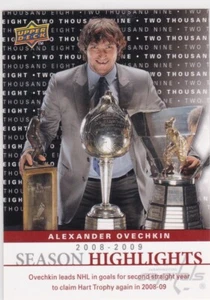 2009-10 Upper Deck Season Highlights Alexander Ovechkin Washington Capitals #SH4 - Picture 1 of 2
