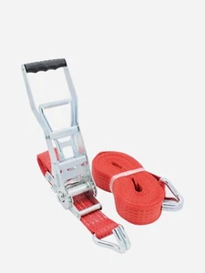 8 x ERGO Langhebelratsche Spanngurte Zurrgurte 5000kg 10 METER 5t MIT TÜV & GS - Bild 1 von 3