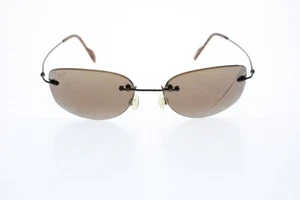 Maui Jim "Hawaii" MJ 310 23 - Titanium Frame HCL Bronze Polarized Lens *CRACKED* - Picture 1 of 10