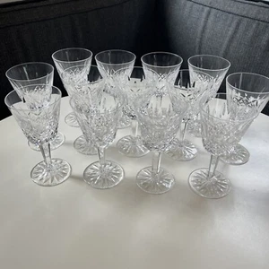 Set aus 13 Waterford Kristall Lismore Rotwein weinrot 5 7/8" Gläsern Made Ireland - Bild 1 von 15