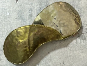 Large HANDCRAFTED BRASS HAMMERED LARGE BELT BUCKLE VINTAGE - Picture 1 of 6