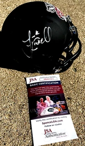 LUKE FICKELL BADGERS SIGNED Mini Helmet JSA COA WISCONSIN - Picture 1 of 3