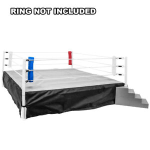 Set of 4 Wrestling Ring Corner Pads for Wrestling Figures: Red, White, Blue