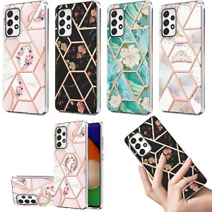 Funda con soporte de anillo de mármol 360° para Samsung Galaxy A15 A54 A05S A35 - Imagen 1 de 48