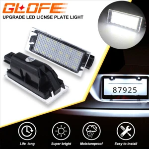 2 piezas de luces LED con número de matrícula para Renault Megane 2 Clio Laguna 2 Megane 3 - Imagen 1 de 12