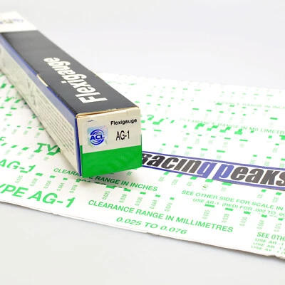 ACL AG-1 Flexigauge Gleitlager Maßband .001-.003in 0.025-0.076mm - Image 1 of 3
