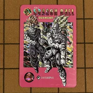Dragon Ball Z Holo Foil Prism Card SSJ Goku vs Majin Vegeta Buu Saga DBZ 2018 - Picture 1 of 6