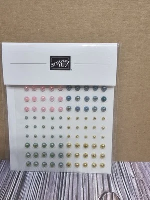 Stampin' Up! PAQUETE PERLAS FLORECIENTES RETIRADAS DE 120 3mm 5mm Foto 1 de 2