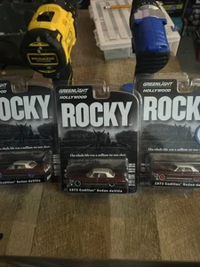 Greenlight Chase Set Rocky 1973 Cadillac Sedan Deville - Picture 1 of 7