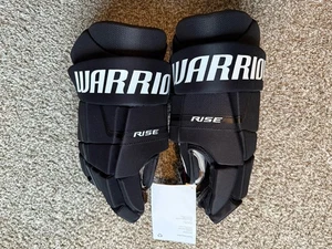 Warrior Rise Senior Hockey Gloves Size 15" Black RISEGS4 NEW - Picture 1 of 4