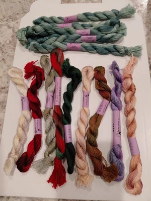 Needle Necessities Floss Overdyed -  Lot of 14 Skeins -  - Image 1 of 4