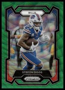 2023 Panini Prizm #35 Stefon Diggs Green Wave Buffalo Bills NM+ - Picture 1 of 2