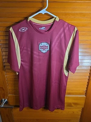 NWT Portugal Maroon Gold Soccer Football Xara Jersey Size Medium M - Image 1 of 4