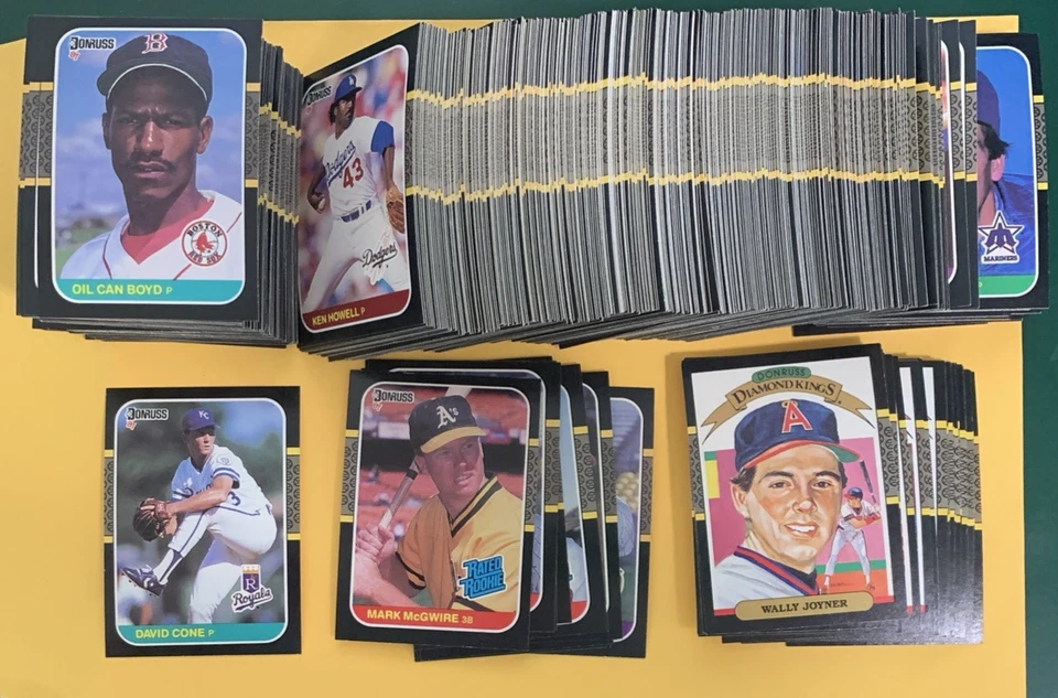 1987 Donruss SET BREAK singles - stars, rookies, HOFers, #441-660 - Image 1 of 1