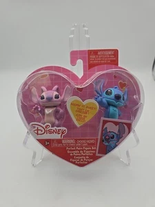 Disney **STITCH & ANGEL VALENTINES SET** 2 FIGURES NEW in BOX - Picture 1 of 4