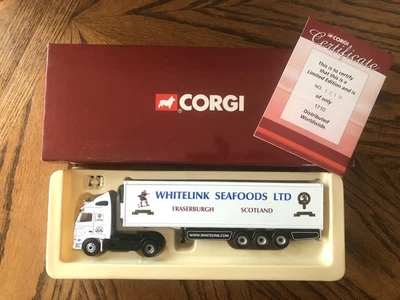 Corgi CC18002 Volvo FH Fridge Trailer Whitelink Seafoods Ltd - 1-76 DieCast - Image 1 of 4