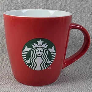 TAZA DE CAFÉ STARBUCKS - Cerámica 2020 clásica roja con logotipo de sirena verde 12 oz - Imagen 1 de 3