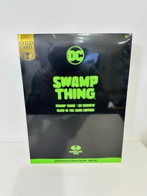 NEW McFarlane Toys DC Multiverse Glow in the Dark Swamp Thing Gold Label - Image 1 of 3