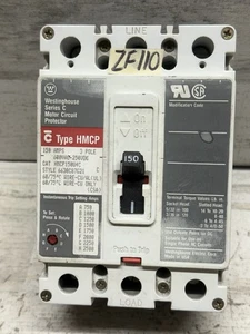 Disyuntor de motor Westinghouse/Cutler Hammer HMCP150U4C 3 polos 150A - Imagen 1 de 8