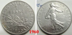 France 1 Franc 1960 - Picture 1 of 1