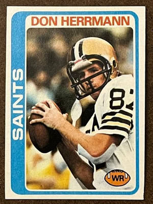 1978 Topps Football - #243 Don Herrmann Saints EXMT-NM (Set Break) - Image 1 of 4