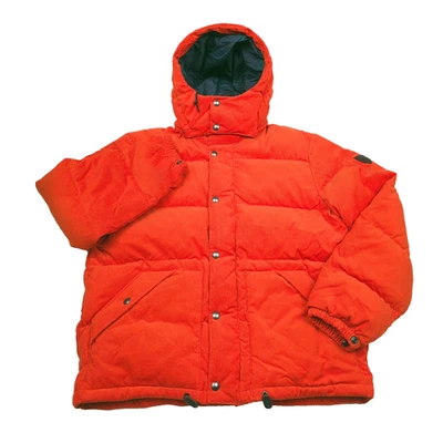 Chaqueta de plumón de pana Polo Ralph Lauren College naranja Wainwright para hombre mediana Foto 1 de 4