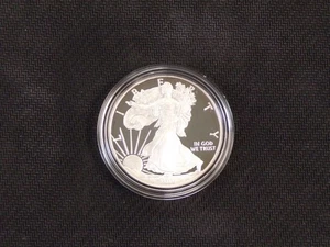 2010 US MINT AMERICAN SILVER EAGLE $1 DOLLAR 1 OZ .999 SILVER PROOF COIN W/ COA - Picture 1 of 6