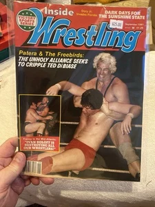 Ken Patera Ted DiBiase Sept 1981 Inside Sports Pro Wrestling Magazine WWE WCW - Picture 1 of 2