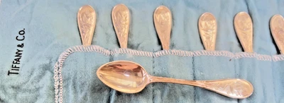 1 CUCHARA DEMITASSE TIFFANY & CO. AUDUBON STERLING 4 1/8" SIN MONOGRAMA. TENEMOS 7 Foto 1 de 3