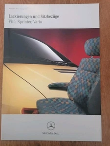Mercedes-Benz Vito, Sprinter, Vario Lackierungen und Sitzbezüge-02/99- Neuwertig - Bild 1 von 1