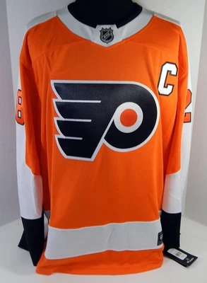 Nueva Jersey Hombre Philadelphia Flyers Claude Giroux #28 Auténtica Fanática Naranja XL Foto 1 de 4