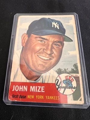 1953 Topps - Johnny Mize #77 Foto 1 de 2