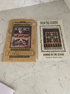 Pine Needles Backcountry Outfitter & Country Cabins in the Stars Quilt Patterns - Picture 1 of 8