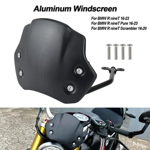 Windschild-Aluminium Für BMW R nineT/Pure 16-2023,Scrambler 2016-2020 Windscreen - Picture 1 of 16