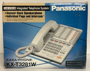 Panasonic EASA-PHONE - KX-T3281W - New Old Stock - White Telephone - Picture 1 of 11
