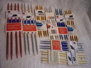 Vintage Lot Boye Double Point Aluminum Knitting Needles 16 Pairs 8 sizes - Picture 1 of 7